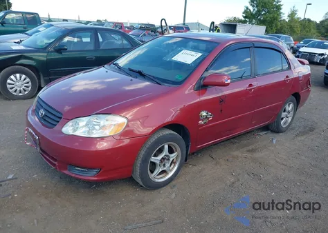 2003 Toyota Corolla Le из США, поврежденный, VIN 2T1BR32E13C069945